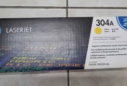 HP 304A CC532A Yellow Toner Original Authentic Genuine Sealed New Unopened