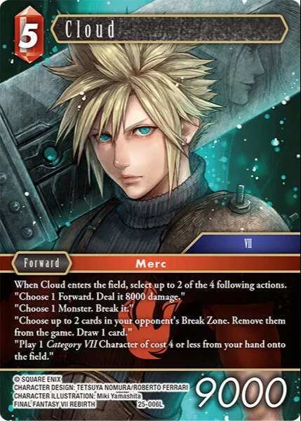 Cloud Tears of the Planet Legend 25-006L