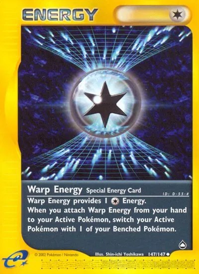 Warp Energy Aquapolis Uncommon 147 Pokemon TCG