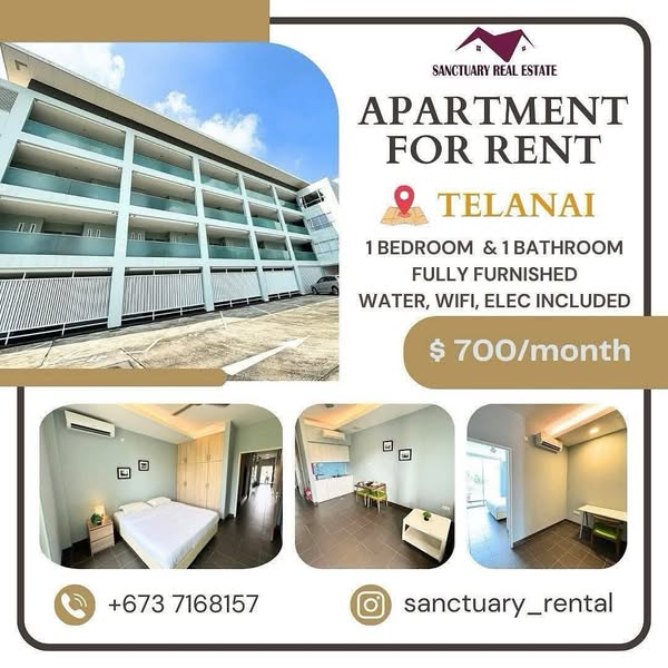 APARTMENT FOR RENT AT TELANAI